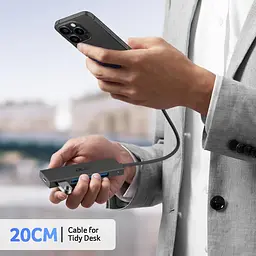 Acer USB C Hub 4 порти, кілька USB 3.0 Hub, USBC Splitter для ноутбука з портом живлення TypeC, подовжувач для ноутбука, ПК - мініатюра 5
