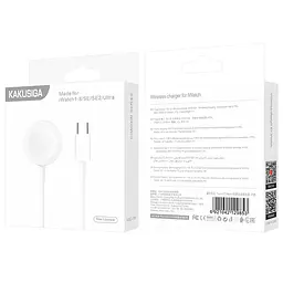 Зарядний пристрій, бездротова док-станція Kakusiga KSC-799 Type-C для Apple Watch 1-8/SE/SE2/Ultra - мініатюра 5