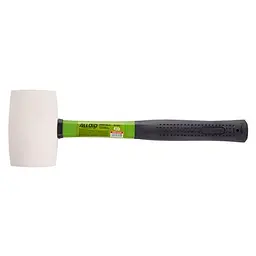 Киянка гумова Alloid 450г біла з ручкою з фібергласу (RM-15450F) - мініатюра 2