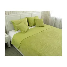 Покривало Руно двостороннє VeLour Зелене 180х220 см (340.55_Green banana)