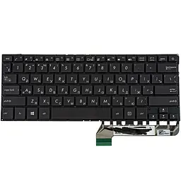 Клавіатура для ноутбука ASUS (UX430 series) rus чорний без фрейма підсвічування клавіш