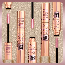 Глітерна туш-топер для вій Maybelline New York Lash Sensational Sky High Rose Gold 7.5 мл - мініатюра 3