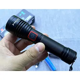 Ліхтар ручний X-Balog BL-P02-P50 акумуляторний 18650 Zoom P50 Type-C - мініатюра 4