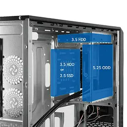 Корпус Chieftec UNI UC-03B-OP, без БЖ, ATX, Black (UC-03B-OP) - мініатюра 4