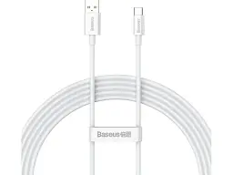 Кабель BASEUS Superior Series USB Cable to USB-C Fast Charging Data 100W 1.5m White (P10320102214-02)