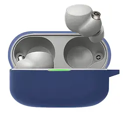 Чохол-накладка DK Silicone Candy Friendly із карабіном для Sony WF-1000XM4 (dark blue) - мініатюра 6