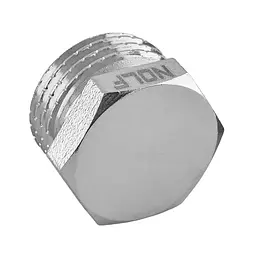Заглушка Nolf Nfc.P10M-N-1" M нікельована NF3068 - мініатюра 2