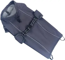 Світловідбивне тепле пальто для собак Derby DJ64 Grey 2XL - мініатюра 7