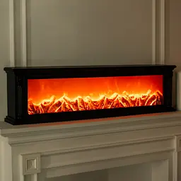 Камін декоративний з LED-підсвіткою 101 см, чорний Yiwu SP-47B - мініатюра 2