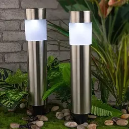 Комплект 2 шт садових світильників на сонячній батареї Solar Garden 5 Light вуличний ліхтар 37см - мініатюра 6