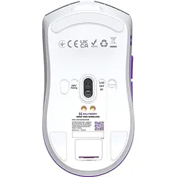 Миша Hellyberry HM47 Pro Wireless White/Violet (HM47PRO_white_violet) - мініатюра 7