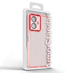 Защитный чехол для TECNO Spark Go 2 4G (KM4), Shade, розовый, TPU+PC, матовый, защита всего корпуса, панель-накладка, противоударный, с высокими бортами, амортизирует удары при падениях, ArmorStandart (ARM87908) - мініатюра 3