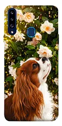 TPU чохол Demsky Flower spaniel для Samsung Galaxy A20s