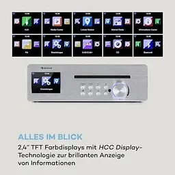 Кухонне інтернет-радіо Auna Silver Star Chef 20 Вт (10034555) - мініатюра 6