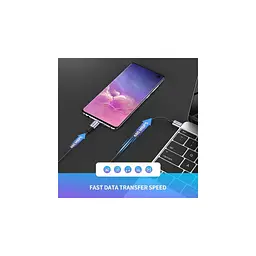 Дата кабель USB-C to USB-C 2.0m 60W 3A PD3.0/QC4.0 480Mbps aluminum braid Ugreen (50152) - мініатюра 3