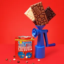 Драже Tony's Chocolonely Lil' Bits потрійний шоколадний мікс 113г - мініатюра 3