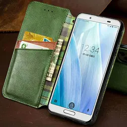 Чохол-книжка GETMAN Cubic Cover Case для Xiaomi Redmi 9A / 9AT (Green) [52801] - мініатюра 4