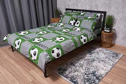Підковдра Moon&Star Бязь Gold Люкс Football Полуторна 143x210 см
