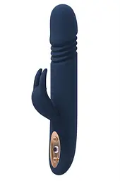 Вібратор-кролик Dreamtoys Goddess Collection Zephyros 23 см синій - мініатюра 2