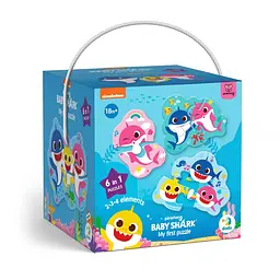 Дитячий пазл "Baby Shark" DoDo Toys 200587 від 2 років, 18 елементів