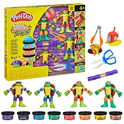 Набір для творчості Play-Doh з масою для ліплення Черепашки-ніндзя Ковабунга (G0556)