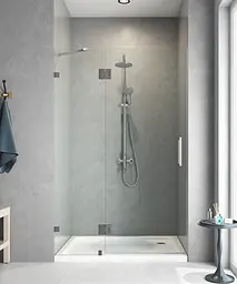 Двері в нішу Koer SR SD04-120x200-TR-07 прозоре скло Easy Clean 10 мм, graphite KR5388, універсальні, прозорий, графіт - мініатюра 8
