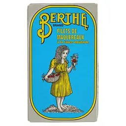 Скумбрія Berthe філе в гірчичному соусі 120 г (921056)
