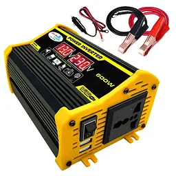 Перетворювач напруги AC/DC S12-5 600W/220В + 2хUSB