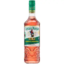 Упаковка ромового напою Captain Morgan Tiki Mango Pineapple 25% 4.2 л (0.7 л х 6 шт.) - мініатюра 6