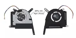 Вентилятор Asus кулер (GPU Fan 5V) для моделей ноутбука TUF Gaming A16 FX617XT, FX617NS, FX617XS, FX617NT, FX617NSR, FX617NTR (13NR0EQ0M03011)