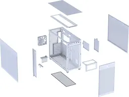 Корпус Asus Prime AP303 Mesh White (90DC00V3-B39000) - мініатюра 9