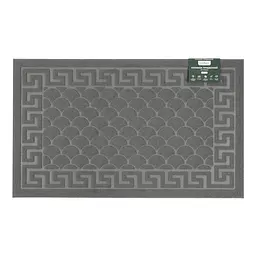 Килимок придверний Eco Fabric Луска без кромки сірий 45 х 75 см (4575-002)