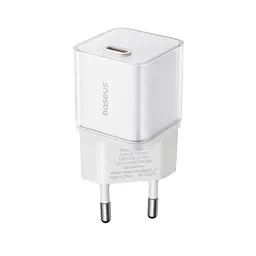 Сітчасте зарядне пристрій Baseus GaN5S Fast Charger 1C 20W EU білий P10162503213-00 - мініатюра 5