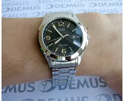 Чоловічі кварцові годинники наручні японські оригінальні Casio MTP-1259D-1AEF (модуль №2784) - мініатюра 3