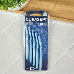 Міжзубний йоржик кутові Curasept Proxi Angle P11, ISO3 (1.1 мм, блакитний), 5 шт