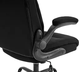 Офісне крісло GT Racer чорне (B-3021 Fabric Black) - мініатюра 5