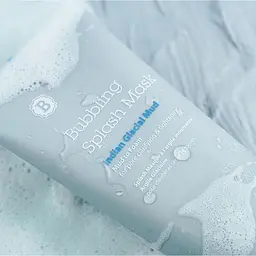 Очищувальна пінка та грязьова маска 2в1 Blithe Bubbling Splash Mask Indian Glacial Mud 120 мл - мініатюра 5