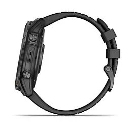Смарт-годинник Garmin Fenix 7X Pro Sapphire Solar Edition Carbon Gray DLC Titanium with Black Band [010-02778-10] [86520] - мініатюра 6
