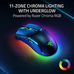 Комп'ютерна миша Razer Cobra Pro RGB USB-A/WL/BT чорний teh0014071 - мініатюра 7