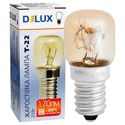 Лампочка Delux T20 жаростійка для духовок (90023246) - мініатюра 3