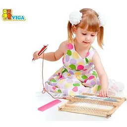 Набір для творчості Viga Toys Ткацький верстат (58392) - мініатюра 2