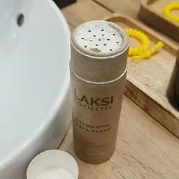 Очищуюча пудра Какао для чутливої шкіри обличчя LAKSI cosmetic 90 г - мініатюра 3