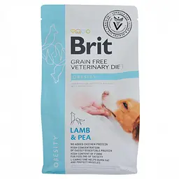 Сухий корм Brit GF VetDiets Dog Obesity 2 кг для собак при надмірній вазі (ягня, індичка, горох) - мініатюра 3