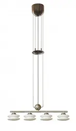 Люстра підвісна Brille в спальню E14 40W PN (BR-564S/4)