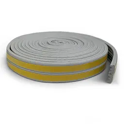 Ущільнювач для дверей клейкий Е-подібний 6 м HORST сірий (DS-E 9x4 GRAY) - мініатюра 2
