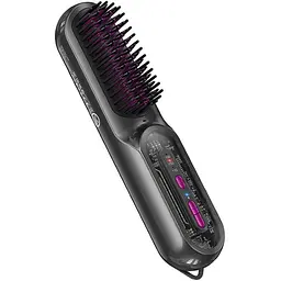 Гребінець-випрямляч Hoco HP45 Heating straight hair comb Gray
