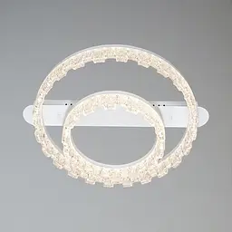 LED-світильник стельовий Diasha MX78205/500+300WH 72W, 2 кільця, 3 режими світла, 50×60 см