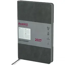 Щоденник Axent 2027 Partner Soft Cloud 145x210 мм сірий (8837-27-2-A)