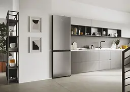 Холодильник із нижньою морозильною камерою Haier А+ NF інвертор зона свіжості сріблястий (HDW1618DNPK) - мініатюра 5