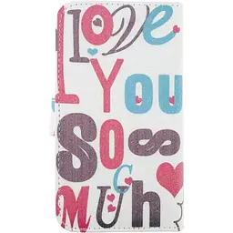 Чохол-книжка Toto Book Universal cover Picture Love with window 4-4.5" Hot Pink - мініатюра 3